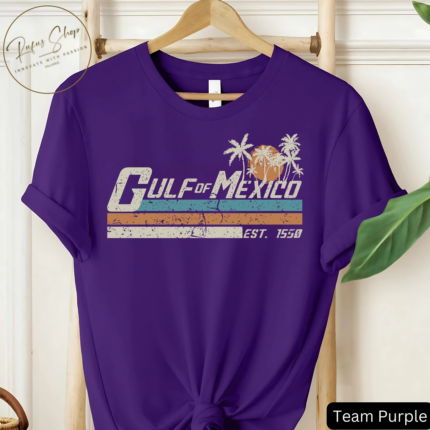 Gulf of Mexico Sunset T-Shirt, Gulf of Mexico, Forever, Retro, Vintage, Beach, Mexico, Unisex