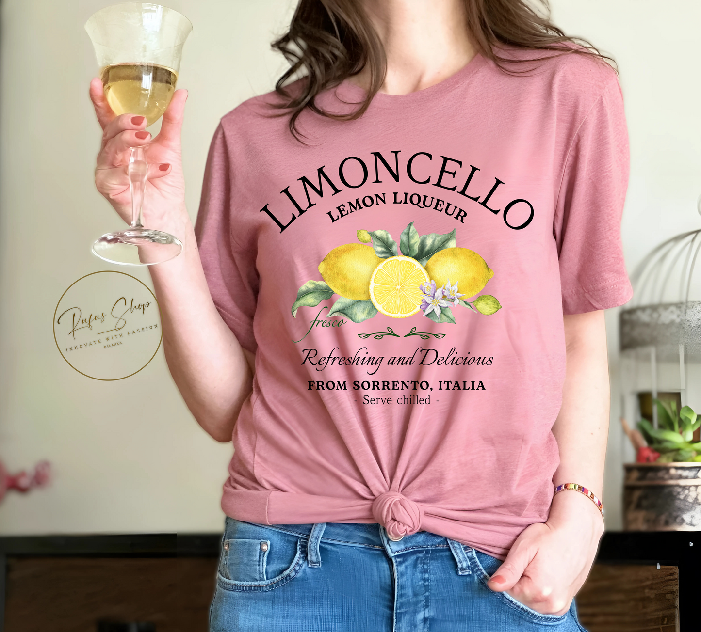 Limoncello T-Shirt, Vintage Italian Lemon Tee, Sorrento Italia Shirt, Amalfi Coast Citrus Drink Aesthetic, Italy Summer Gift