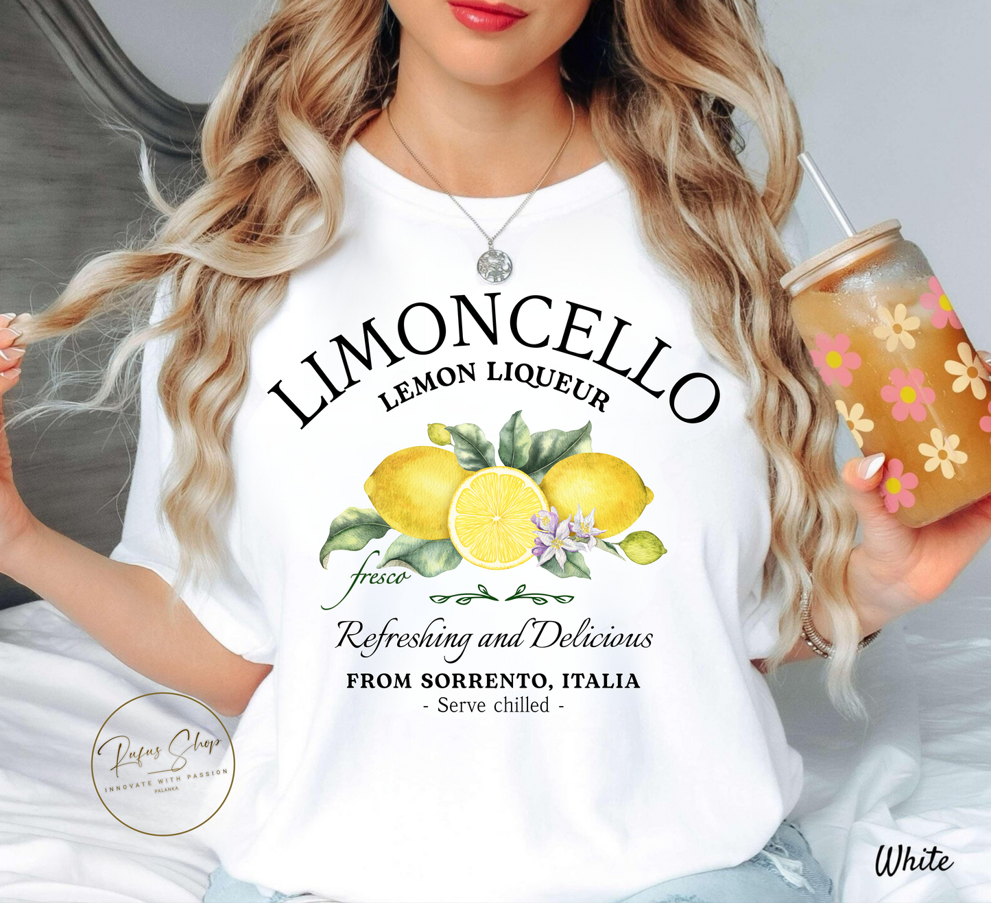 Limoncello T-Shirt, Vintage Italian Lemon Tee, Sorrento Italia Shirt, Amalfi Coast Citrus Drink Aesthetic, Italy Summer Gift